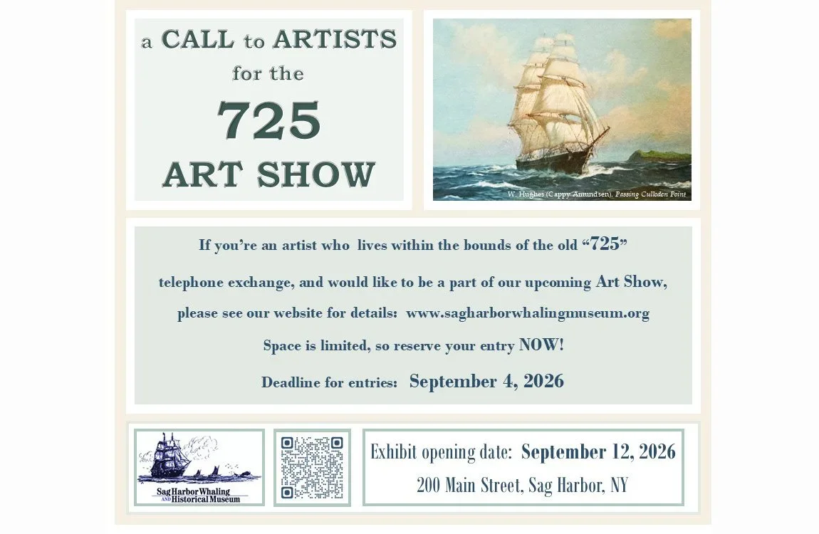 CALL to ARTISTS for the '725' ART SHOW