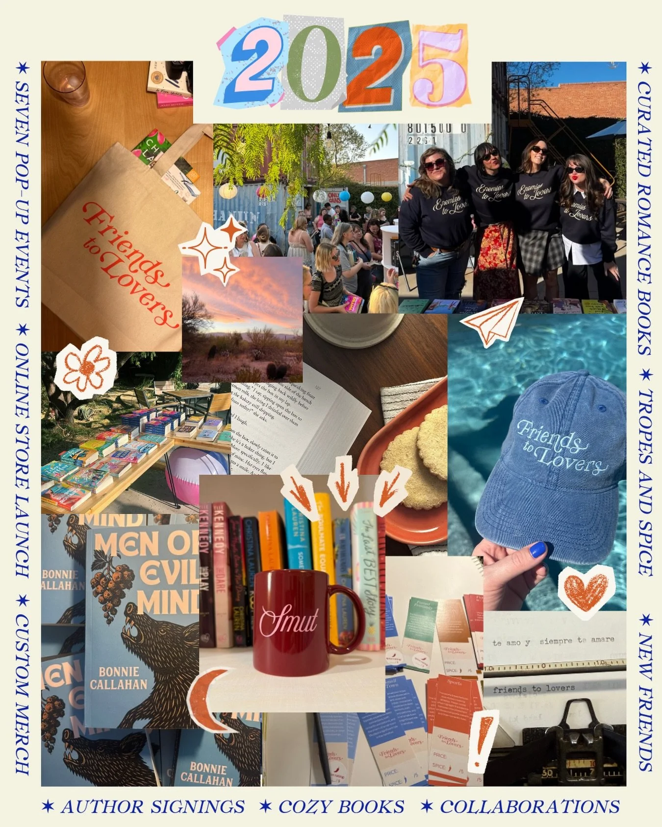 Better late than never, right?! 2025 was a huge year for us. Our first full year of FTL. Sooo many learning curves, so many cute customers, so many steamy books. We&rsquo;re so thrilled with this little corner of the world you&rsquo;ve created with u