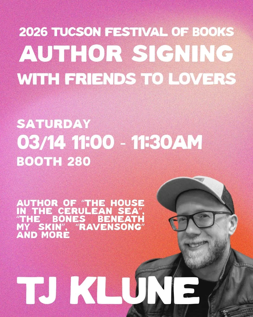 Excuse us while we fangirl over our author signings lined up for @tucsonfestivalofbooks !!!!