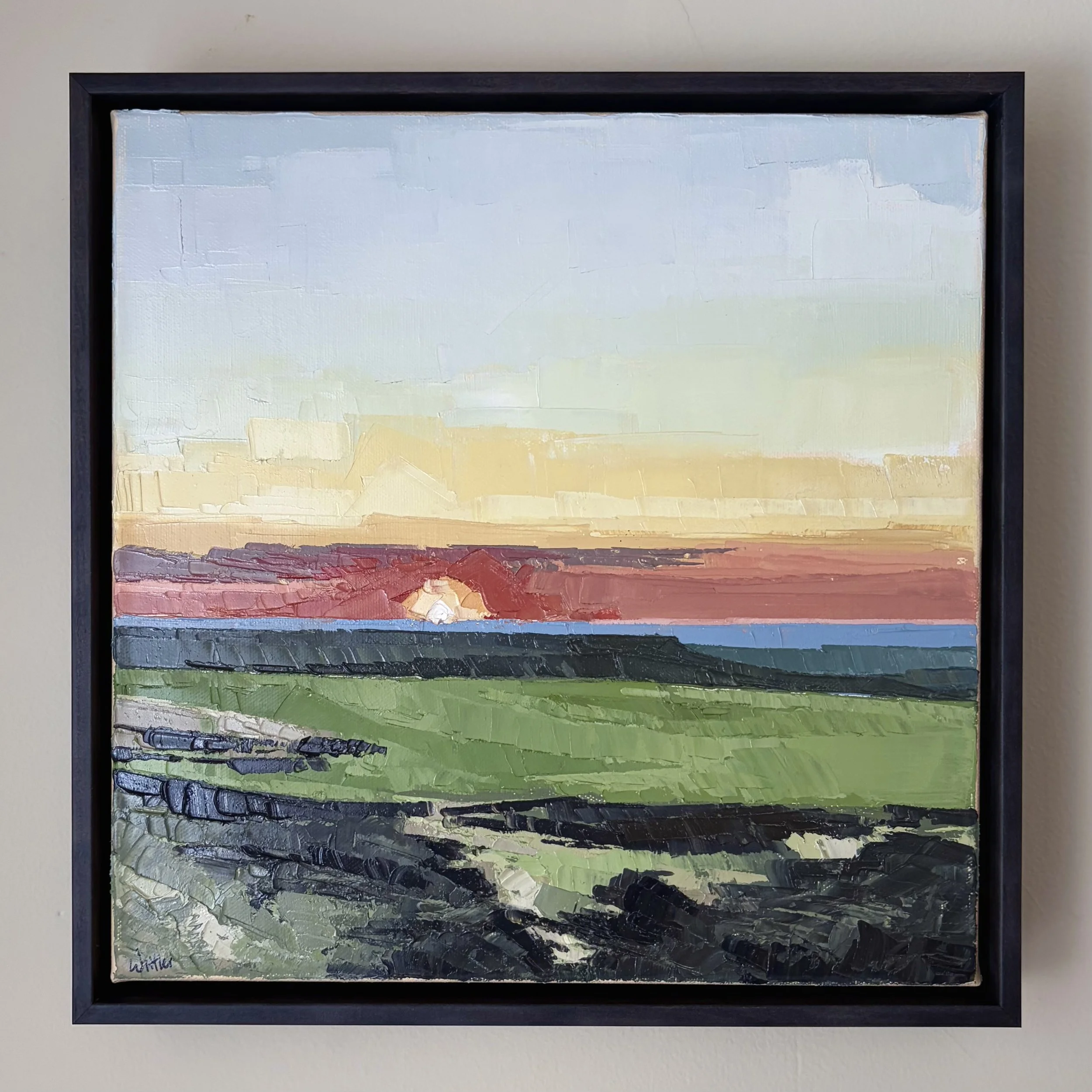 12"x12", oil on canvas, framed, $415