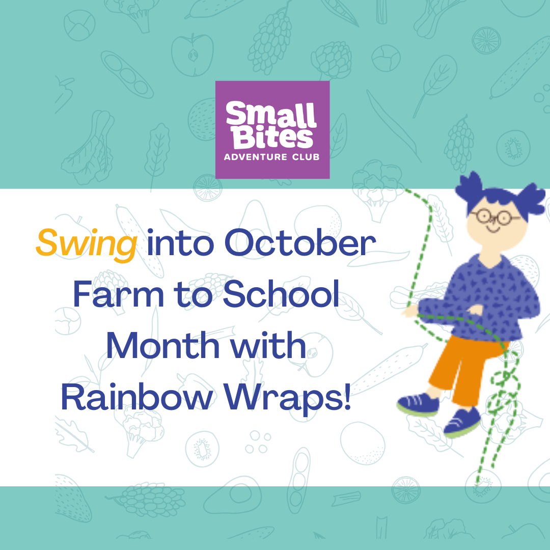 Eat the Rainbow (Wraps): Free Resources + Vitamix Giveaways to celebrate October Farm to School Month