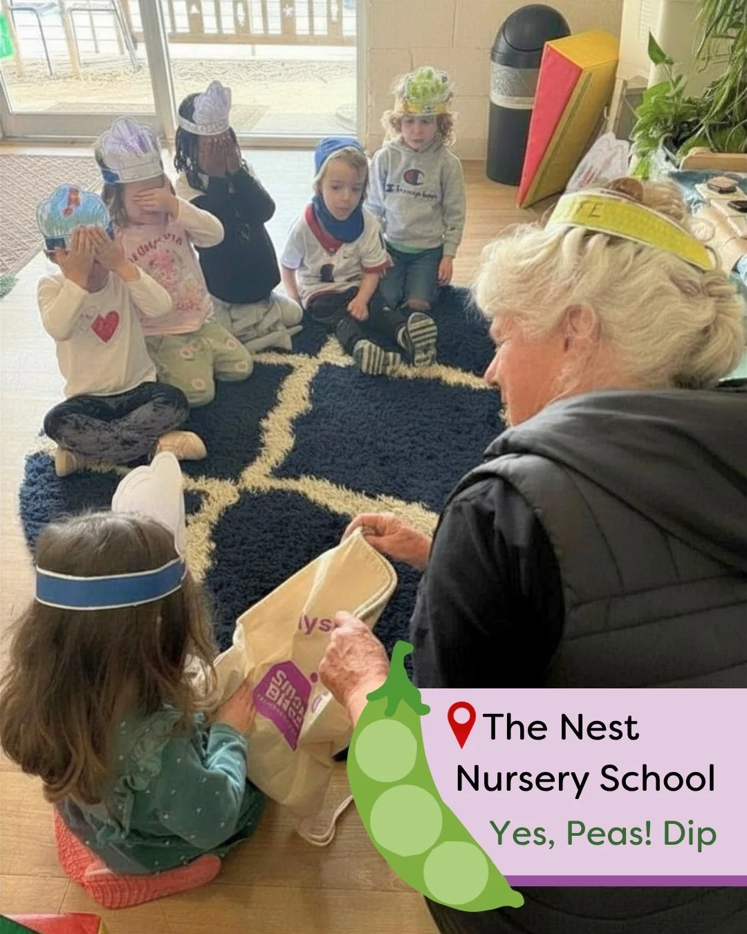 What does it look like to turn 3 &amp; 4-year-olds into chefs? 👩&zwj;🍳

Our Veggie Ready classroom at @nestnurseryschool, funded through a @georgiaspan1 grant, showed us with their February recipe activity: Yes, Peas! Dip 🫛

Young chefs started by