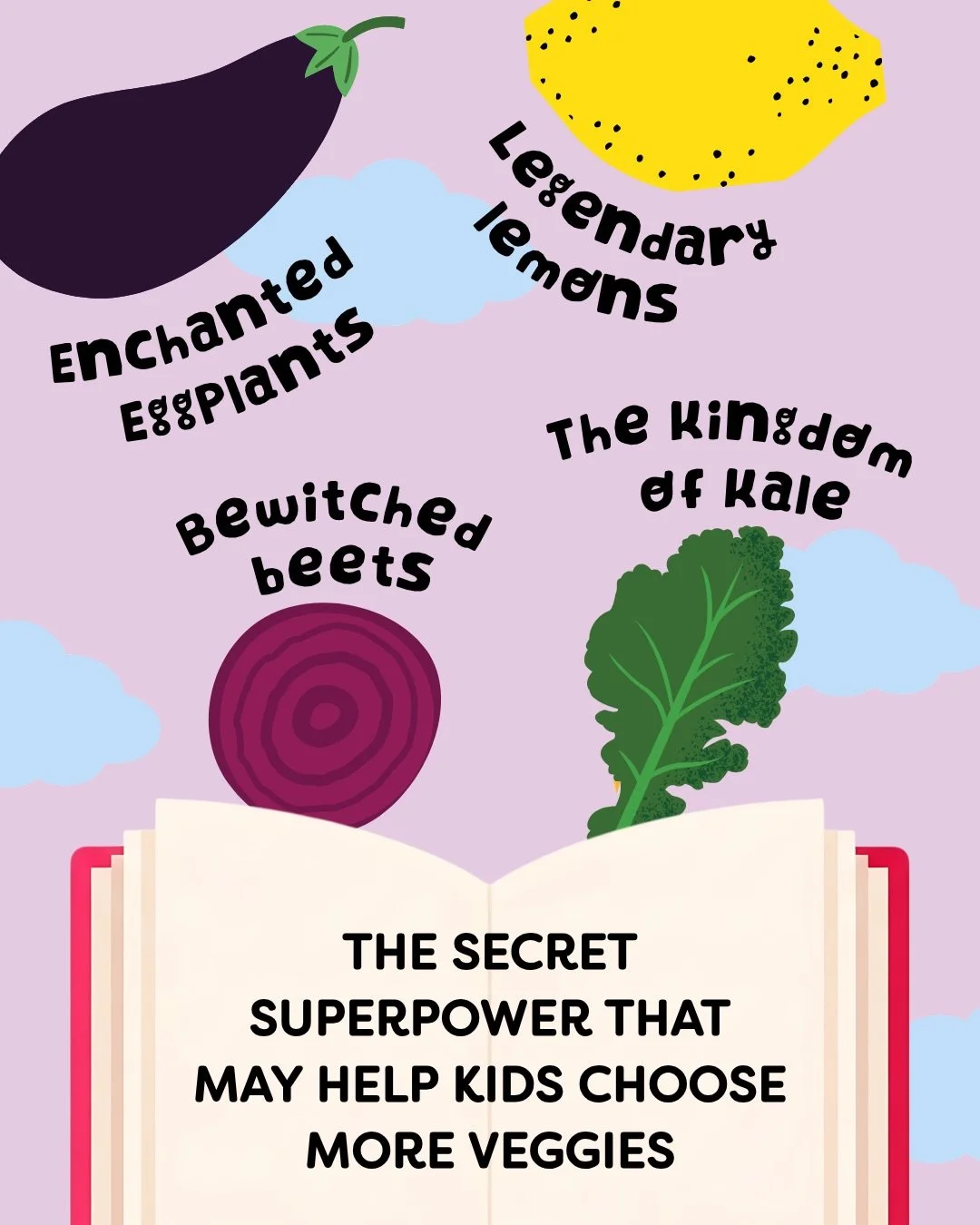 Could fairy tales be the secret to getting kids to eat more veggies? ✨

Research suggests that when fruits and vegetables become storybook heroes, kids are more likely to choose them over sweets. And that impact can last for weeks! Big stuff.

We&rsq