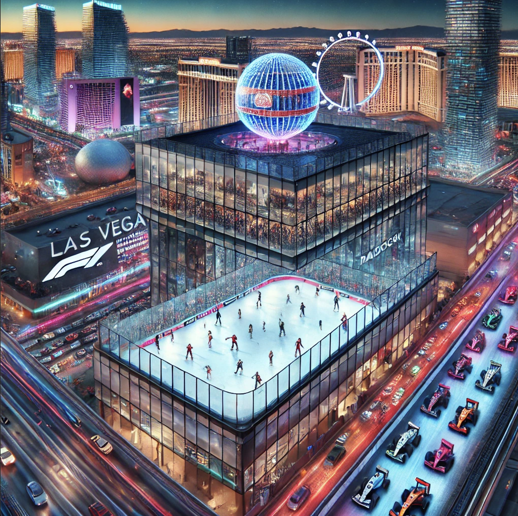 Glide Into the Action: F1 Meets Ice at the Las Vegas Grand Prix