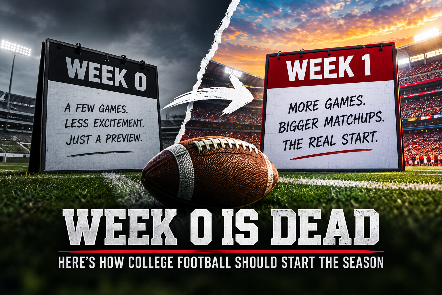 Week 0 Is Dead—Here’s How College Football Should Start the Season