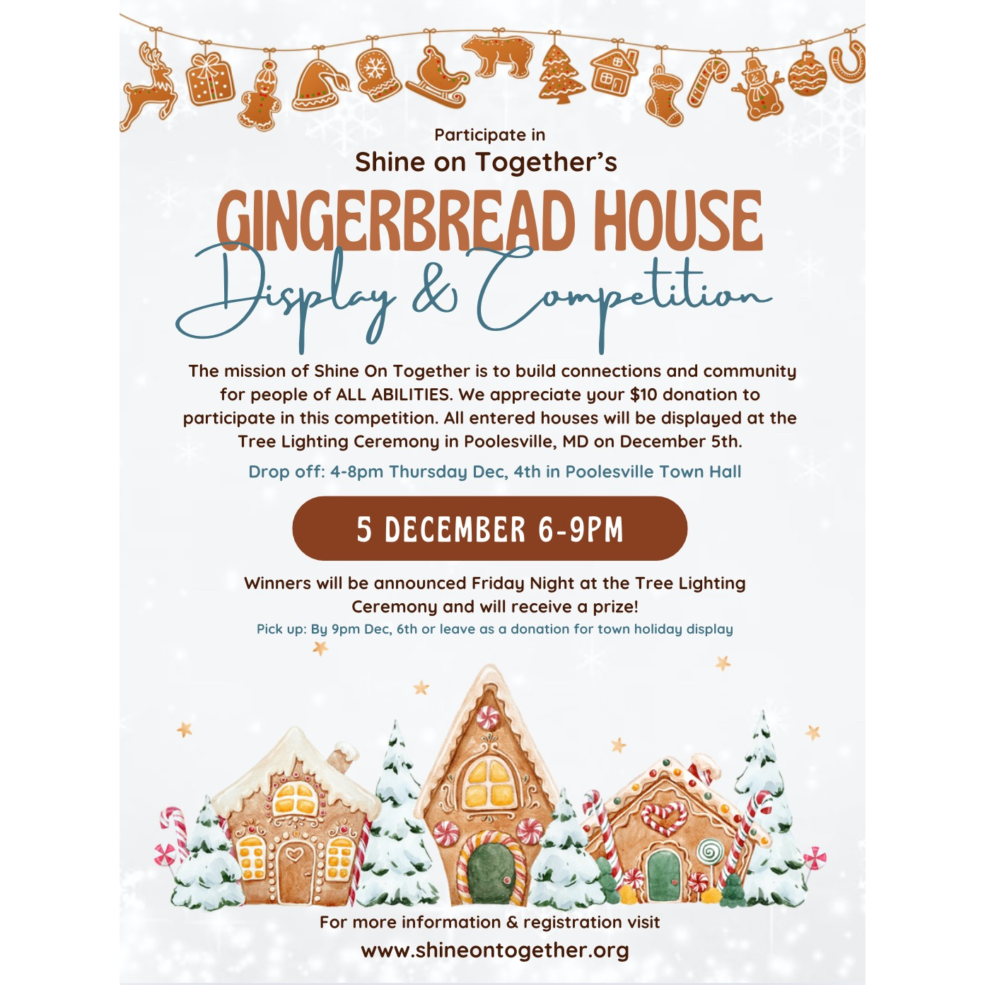 Gingerbread House Display &amp; Competition