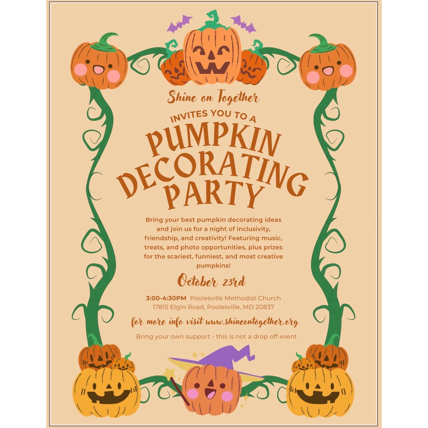 Pumpkin Decorating Party