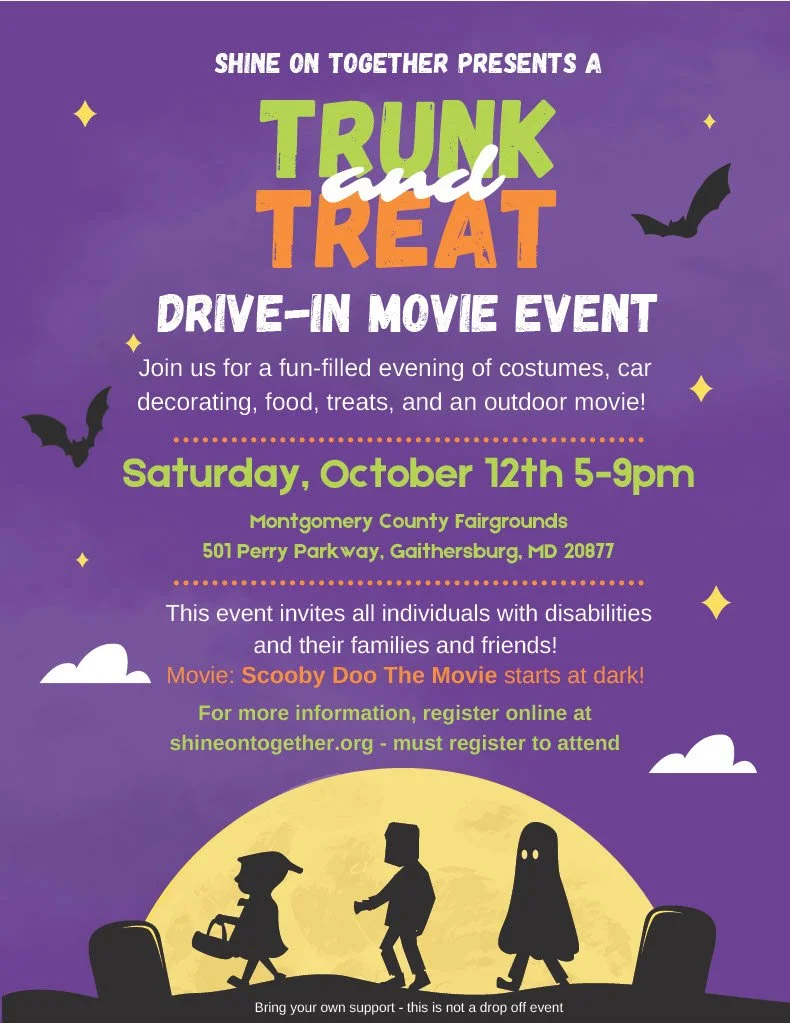 Trunk and Treat Drive-in Movie Night
