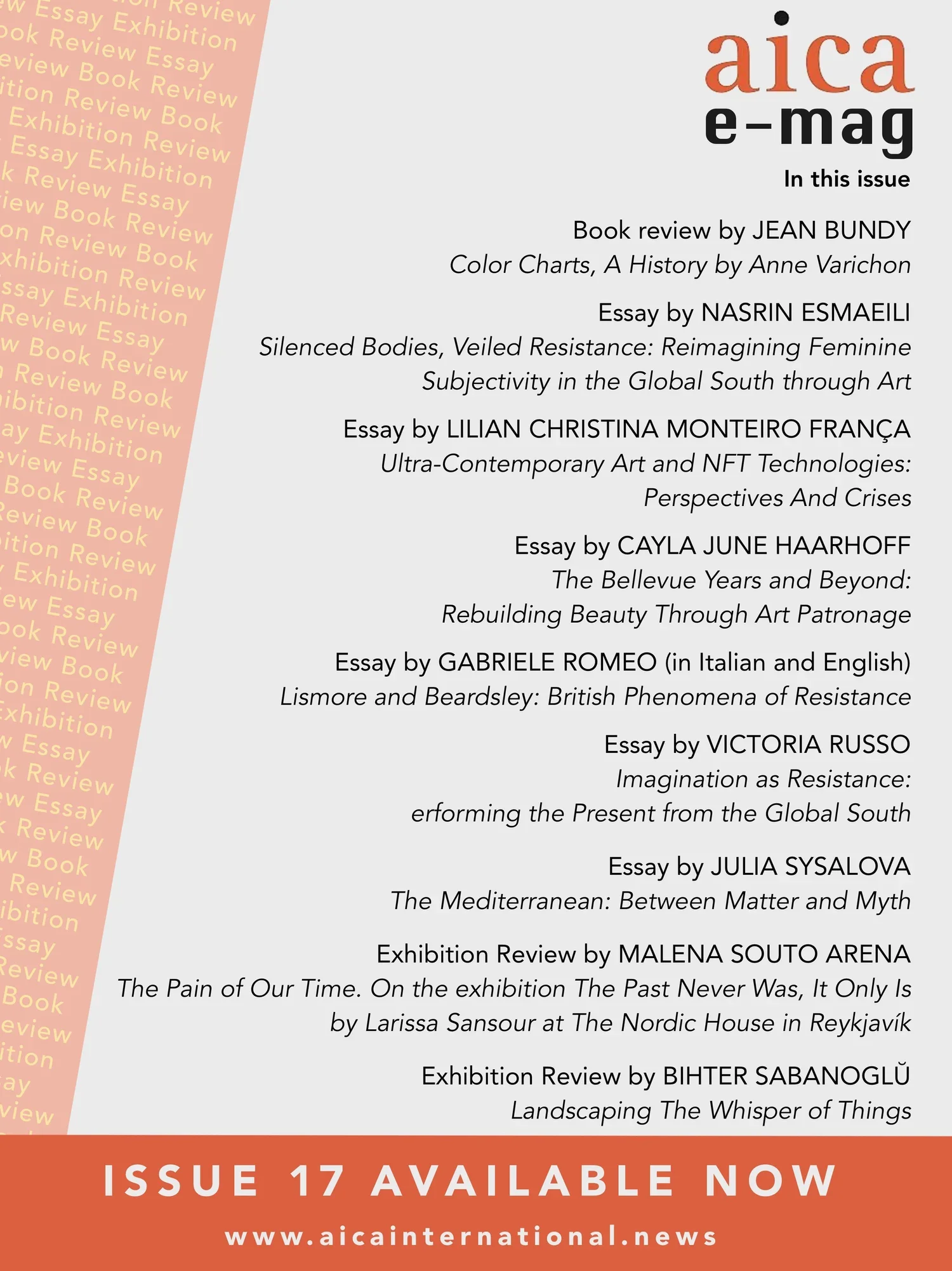 Out Now: AICA E-Mag Issue #17