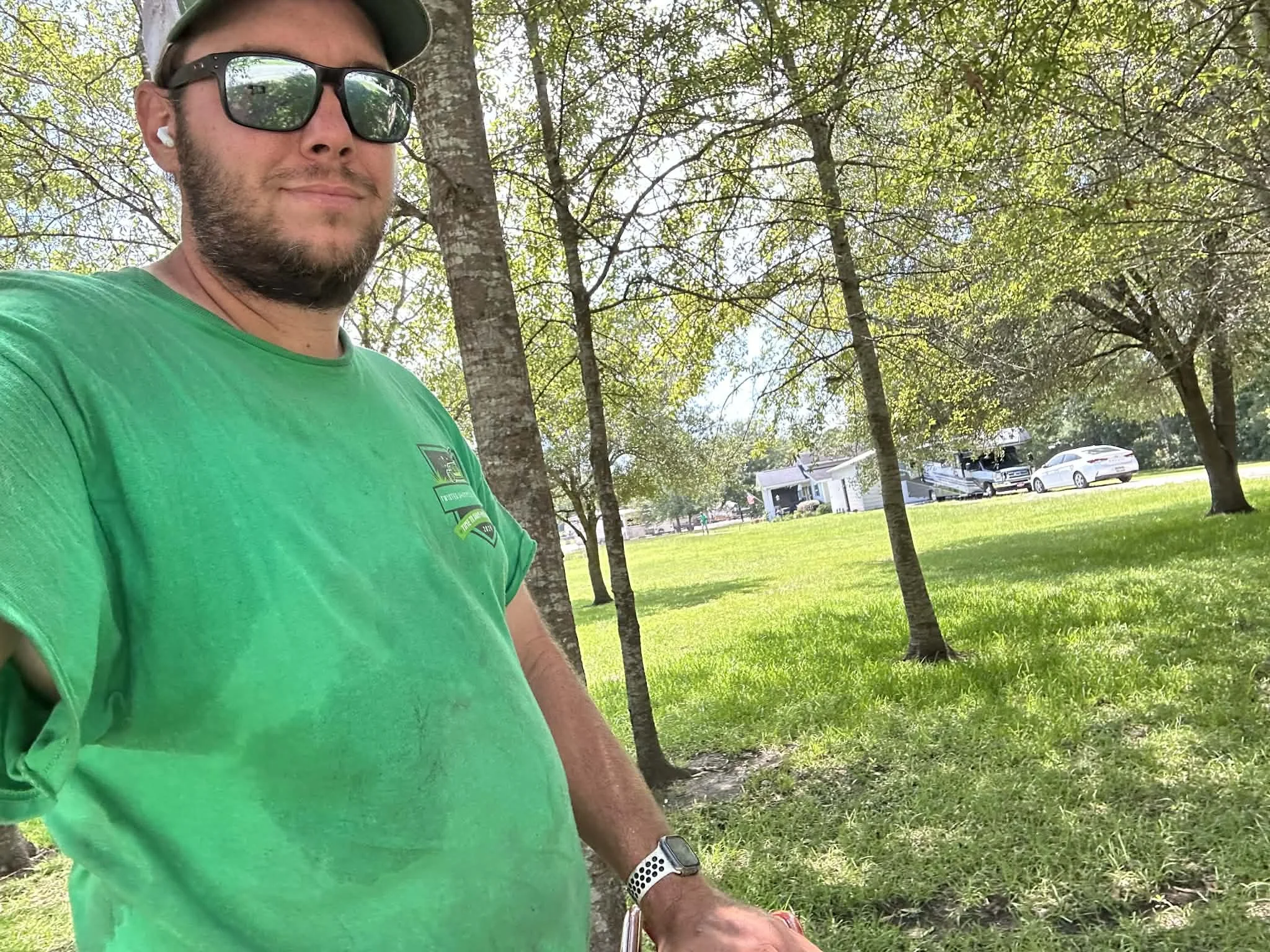 Patrick Ammons, owner Twisted Shamrock Lawn Care LLC