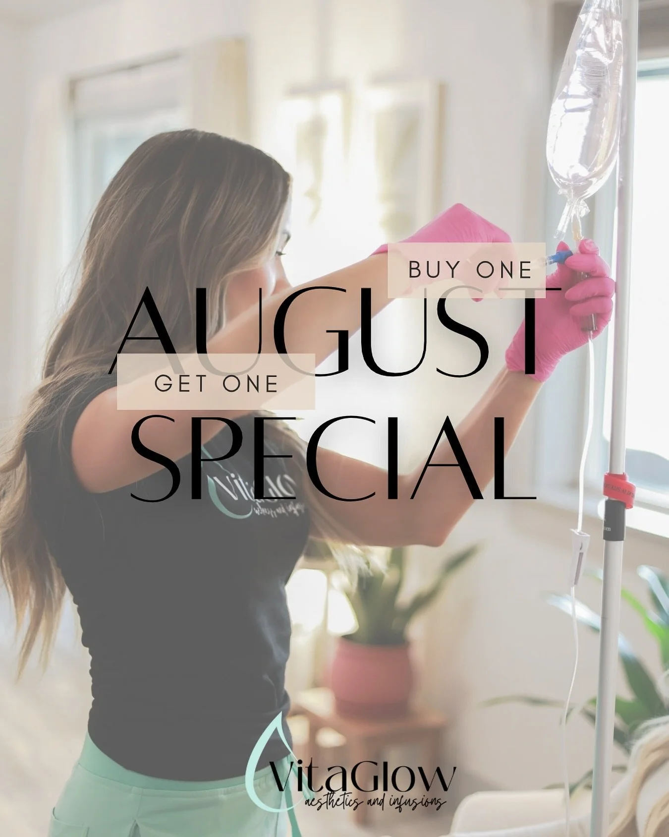 Double the drip, double the glow! 💧✨ Buy 1 IV infusion, get 1 half off. Tag your hydration buddy 👯&zwj;♀️

We also offer Cherry financing- fast and simple payment plans🍒💳

📞208-219-3543
📱DM, text or use booking link in bio. 
💻www.vitaglowidaho