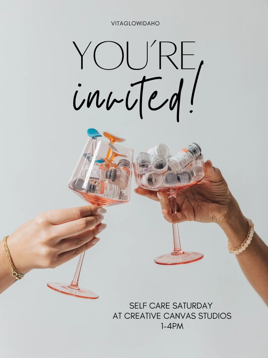 tomorrow feels like something special 🤍
1&ndash;4 @creativecanvastf with @moonlight.bymoe in Studio 11
just come as you are&hellip; seriously 💓

we&rsquo;re putting together the cutest self care giveaway (yes&hellip; there&rsquo;s a free IV hydrati