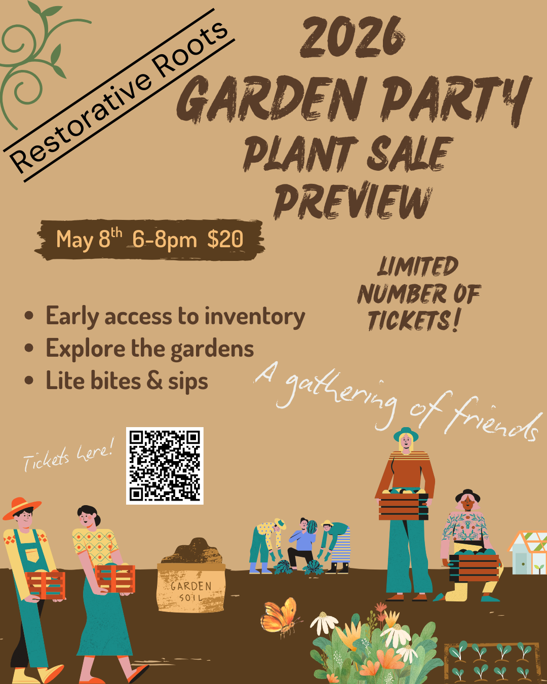 Garden Party Plant Sale Preview - May 8th 6-8p