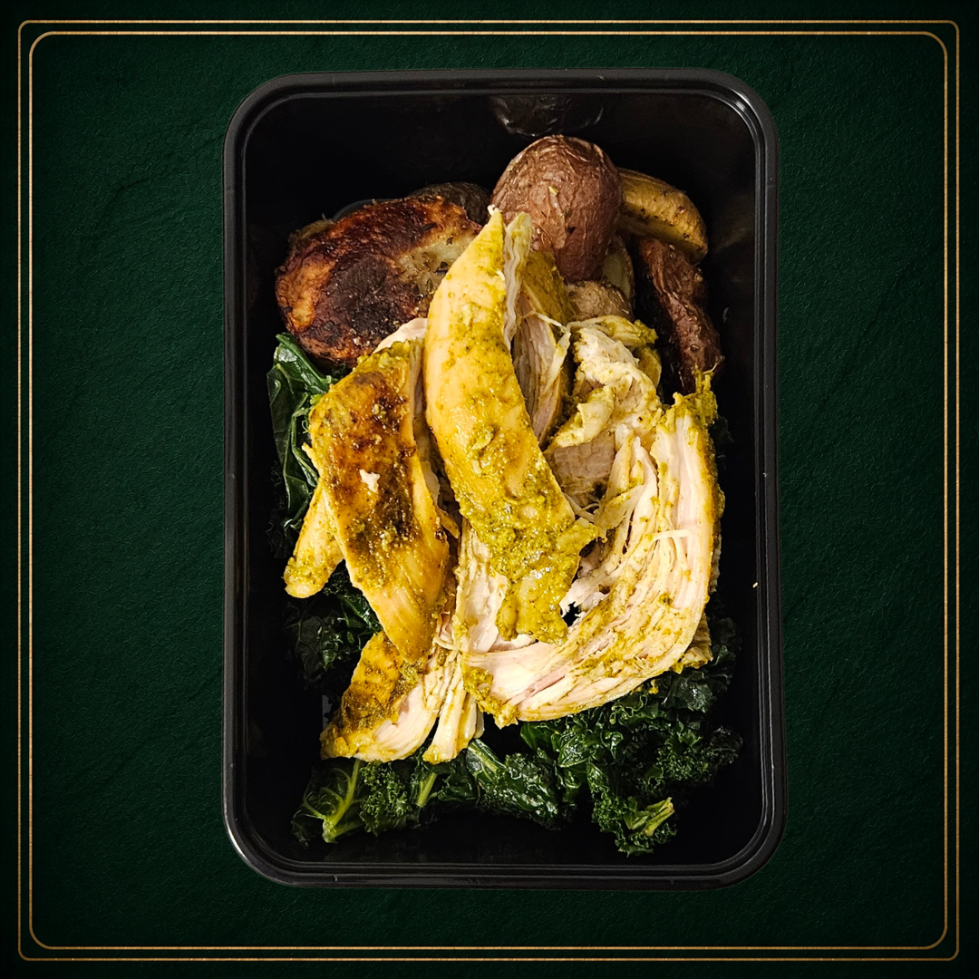 Cilantro Lime Chicken, Broccoli, Potatoes