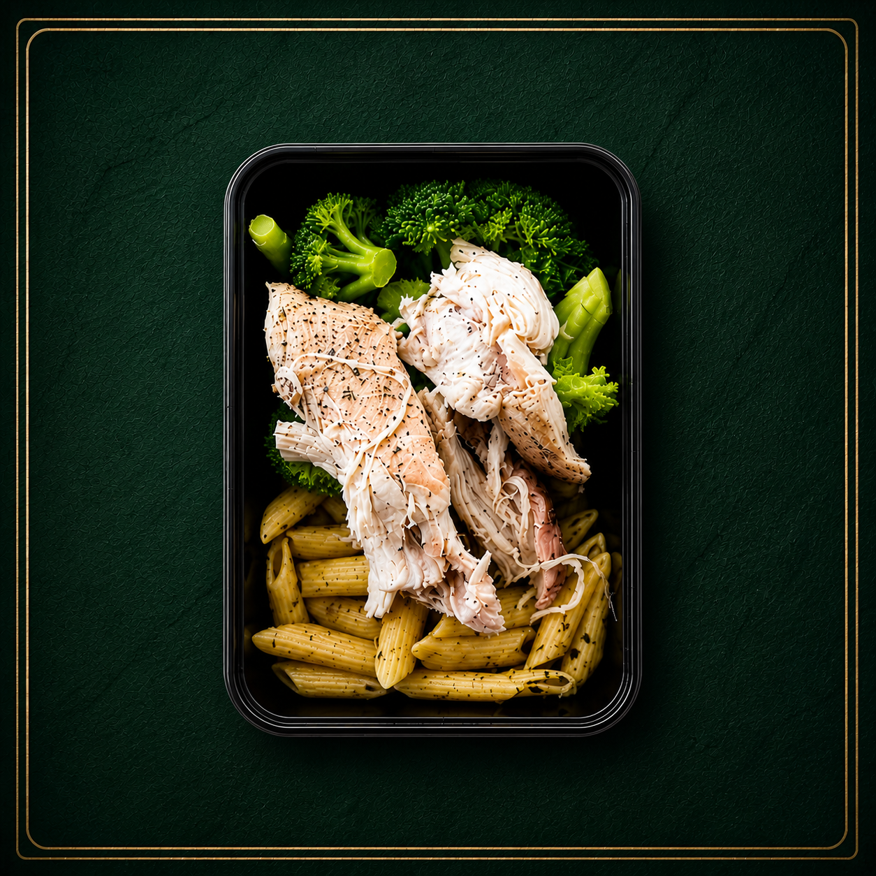 Oven Roasted Chicken Breast, Broccoli, Protein Pasta