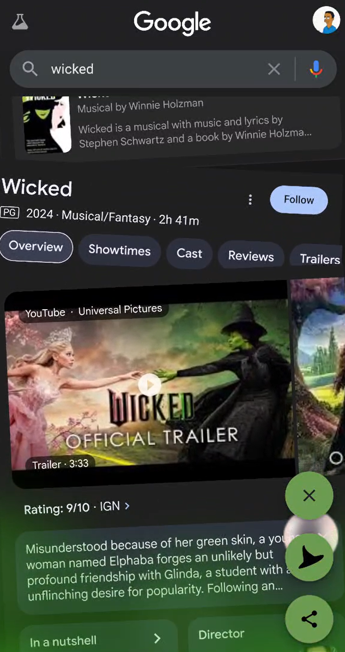 Wicked easter egg