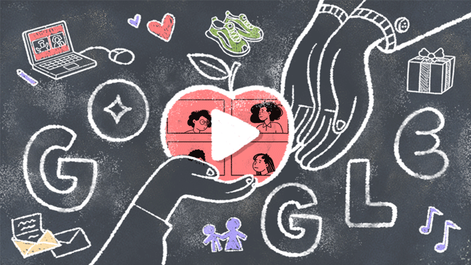 Teacher's Appreciation Week 2021 Google Doodle
