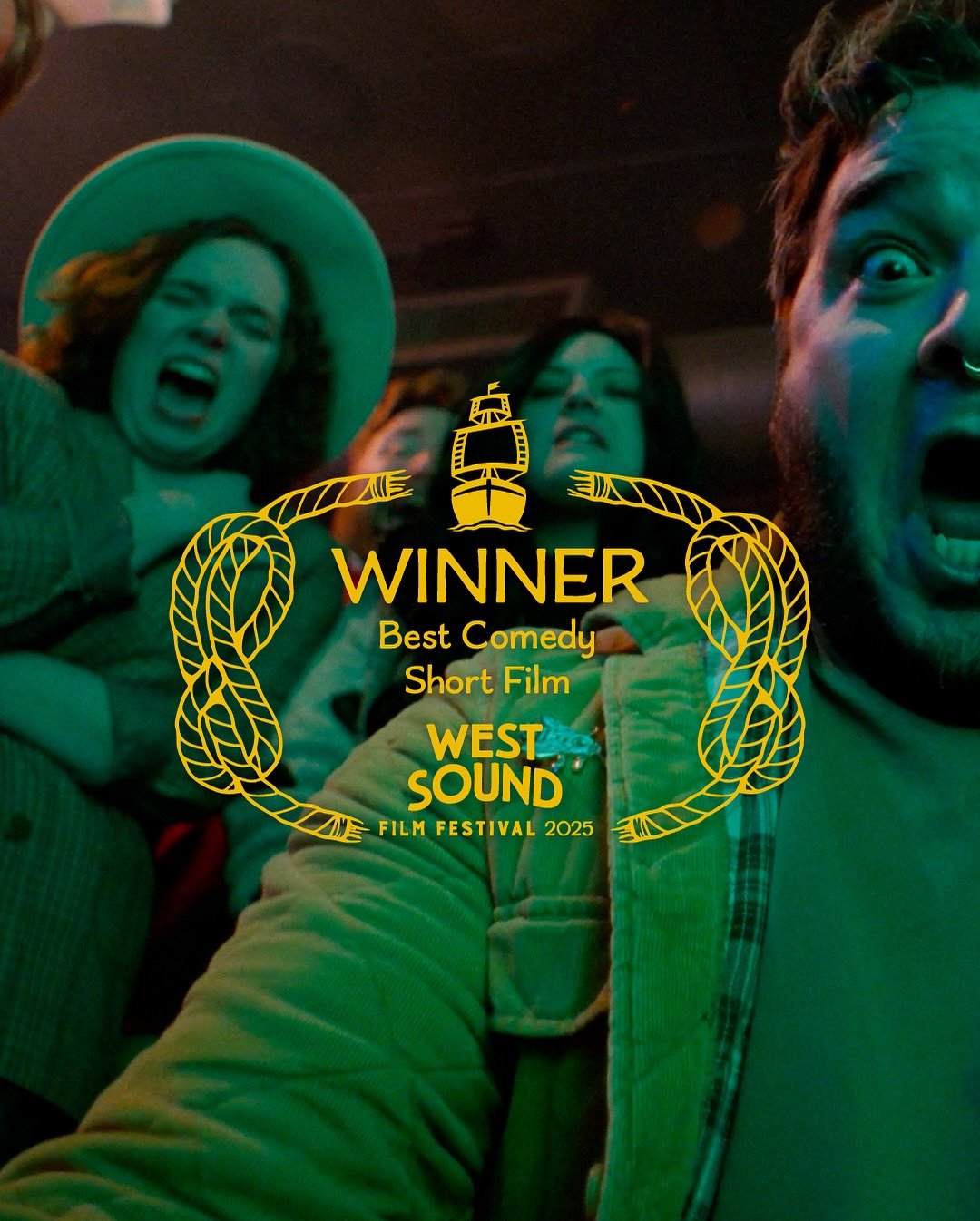 Well this is amazing to see! @allergictolovefilm won &ldquo;BEST COMEDY SHORT FILM&rdquo; at @westsoundfilmfest last week!

Insane to see this and so extremely proud that our Alaskan made short film is still being loved and watched by festivals all o