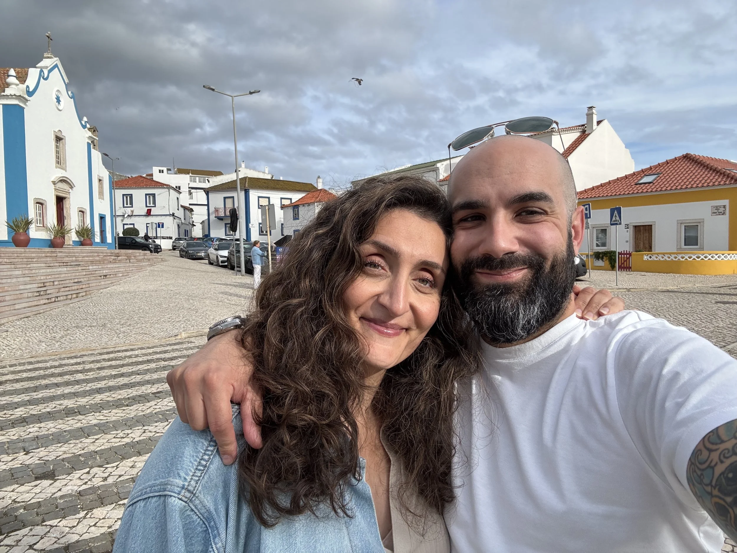 Now (finally) we can start planning and looking forward to OUR wedding celebration. With a few extra grey hairs, some lingering extra kilos and darker circles under our eyes...
September, 2026!