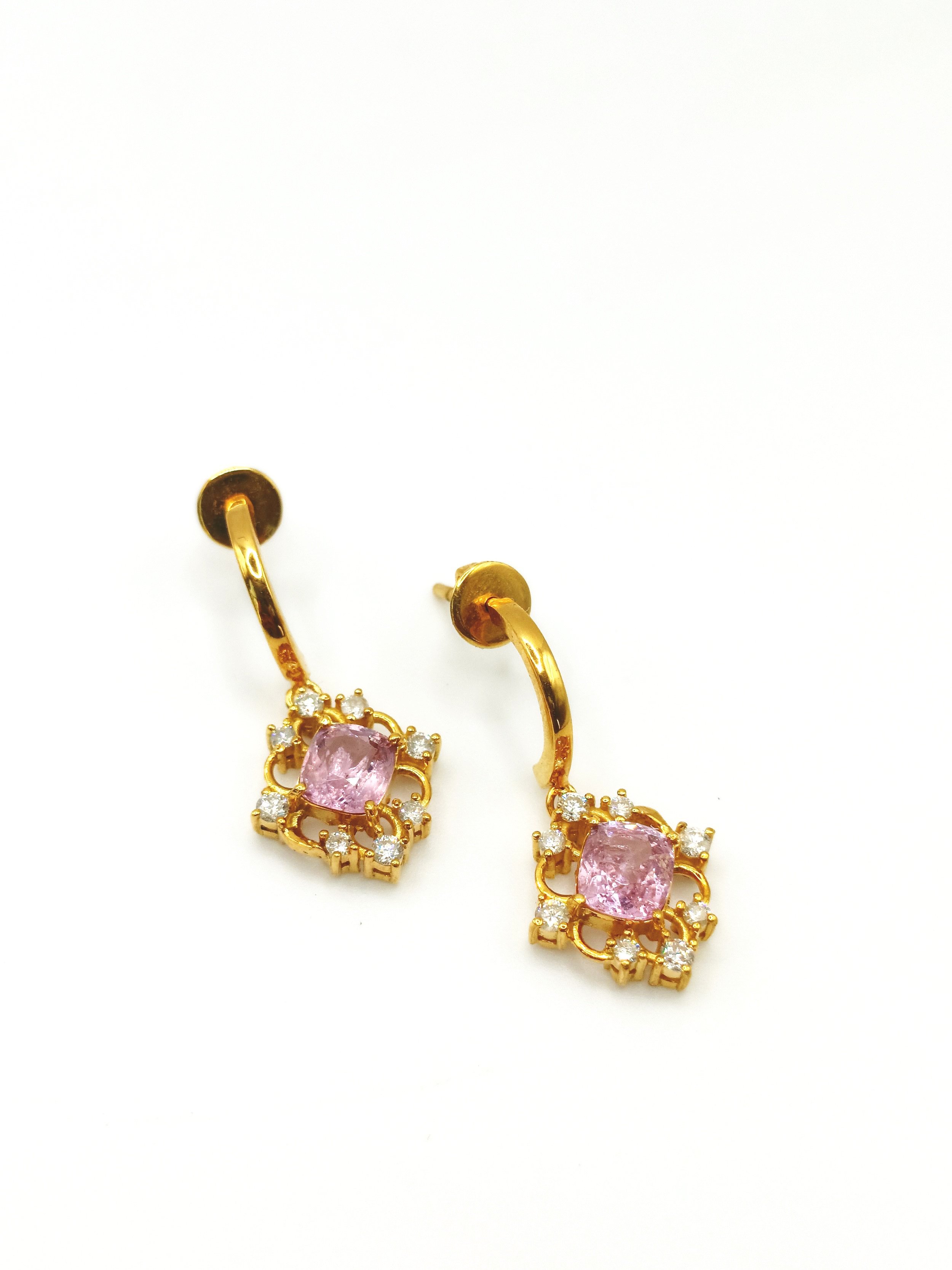 Pink Spinels Regency Earring