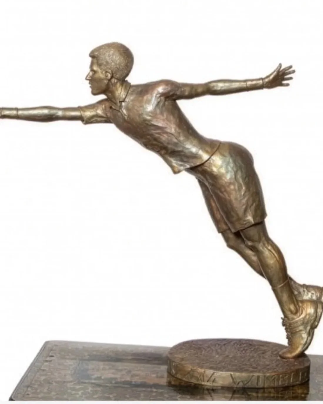 Novak Djokovic Tennis Sculpture