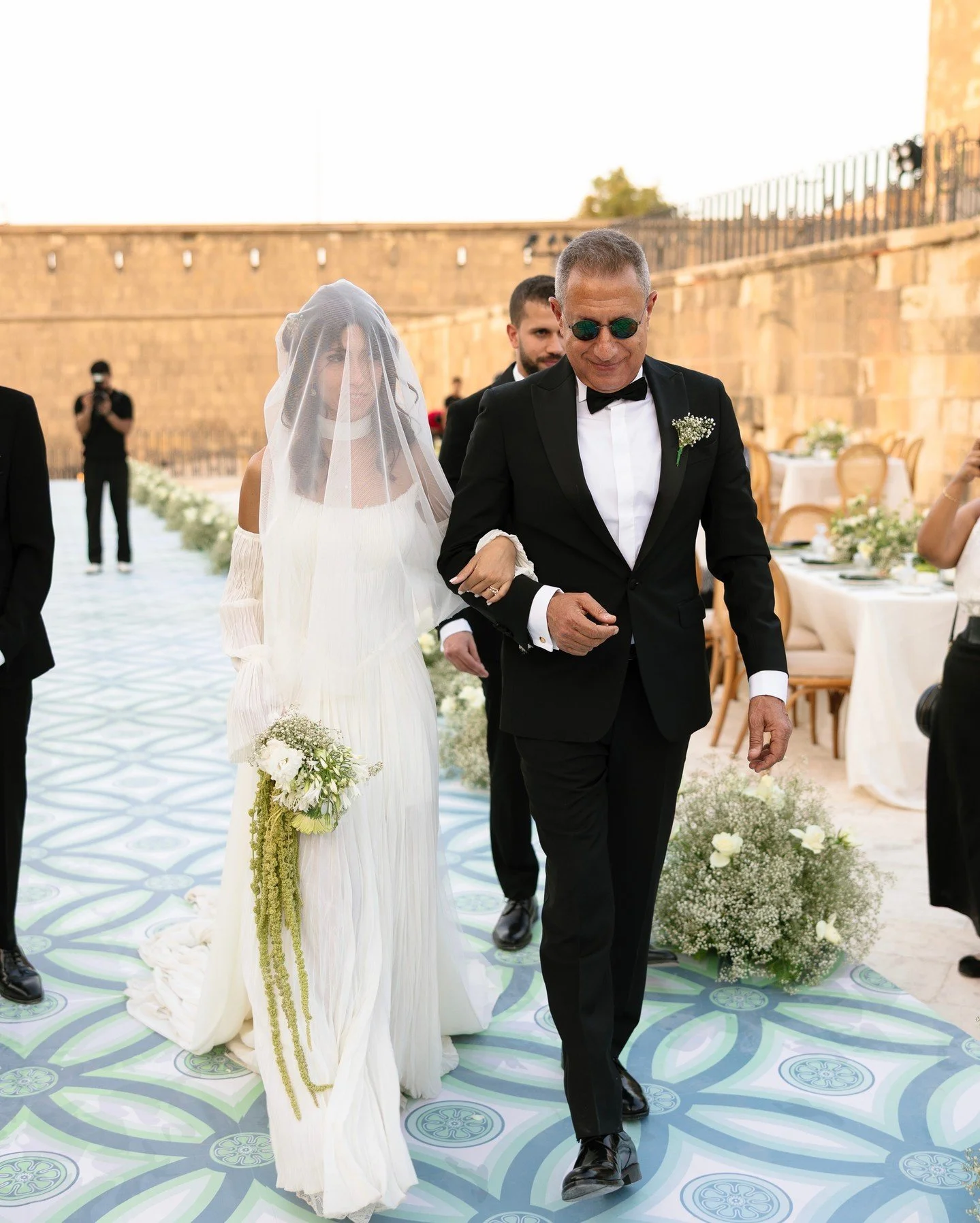 From walking down the aisle with her father to saying &ldquo;I do&rdquo; with Hamza, every moment was full of love.
Tradition came alive as they arrived at the reception in Moroccan attire, ending the night with a one-of-a-kind cake.

Swipe through t