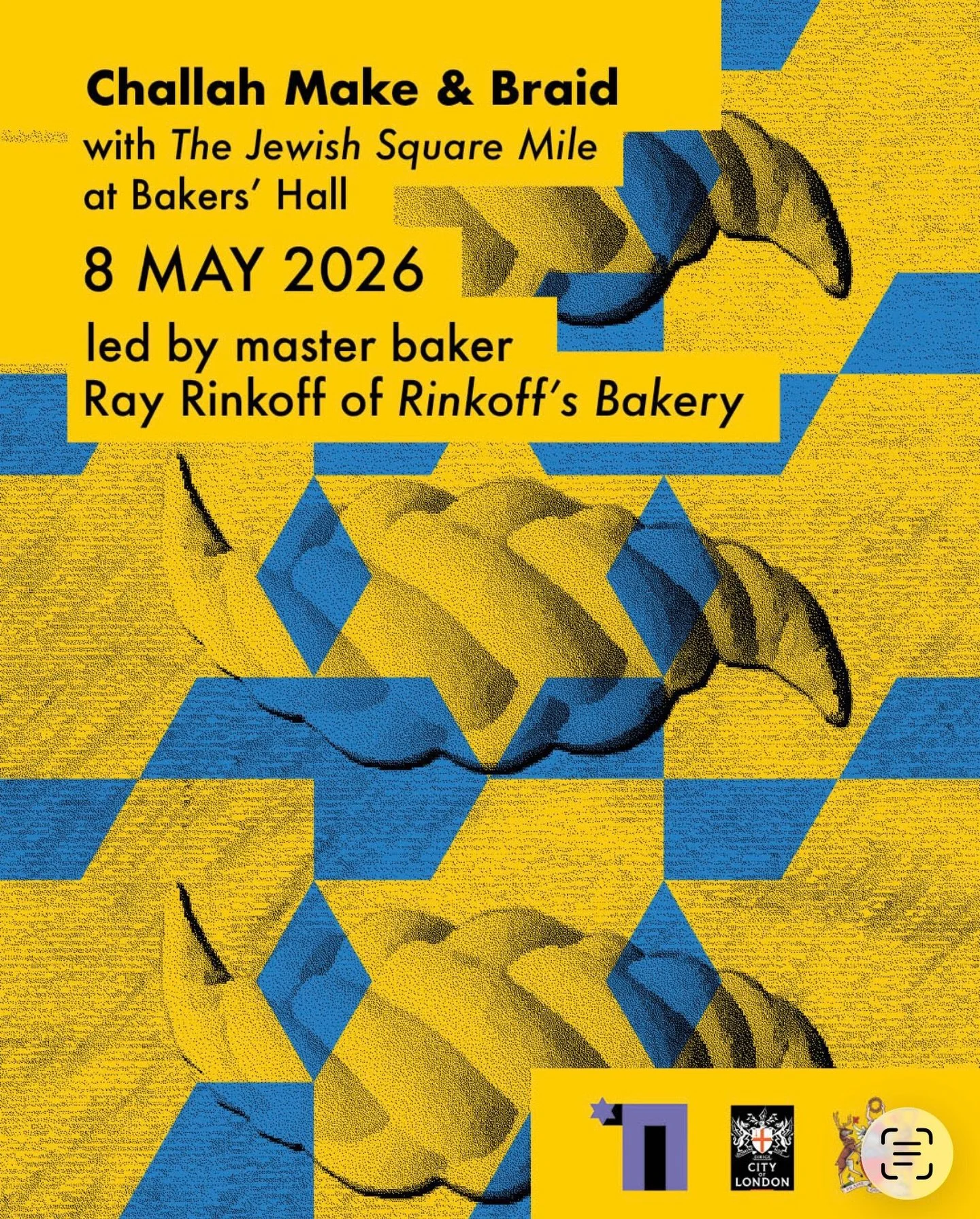 Join our mailing list for updates on this very special session at Bakers Livery hall with Rinkoff Bakery