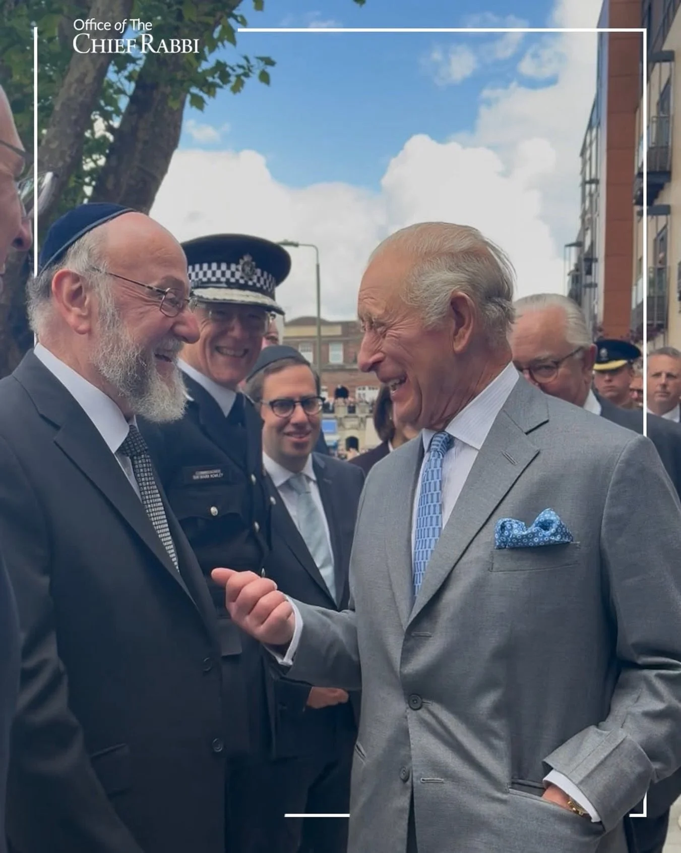 Today, King Charles III was welcomed warmly in Golders Green by British Jews who cheered him to the rafters.

It is a remarkable contrast with the experience of England&rsquo;s medieval Jews under King Edward I. Those Jewish communities were not citi