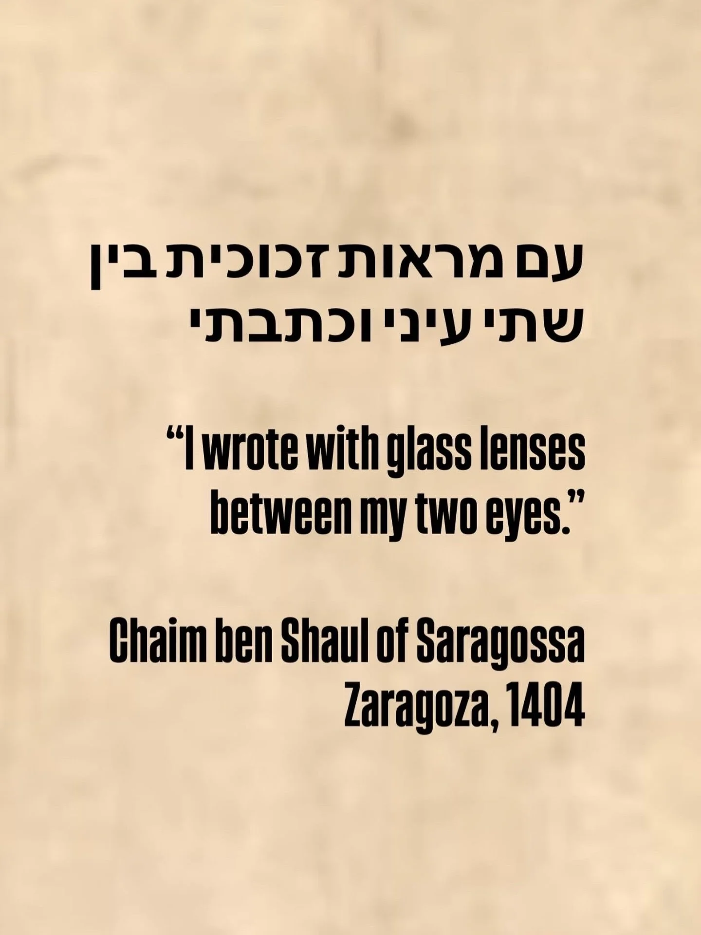 It&rsquo;s easy to take spectacles for granted, but in the Medieval Europe they transformed the lives of scholars and scribes.

The first wearable eyeglasses appeared in northern Italy in the late 13th century, probably between 1285 and 1295. Althoug