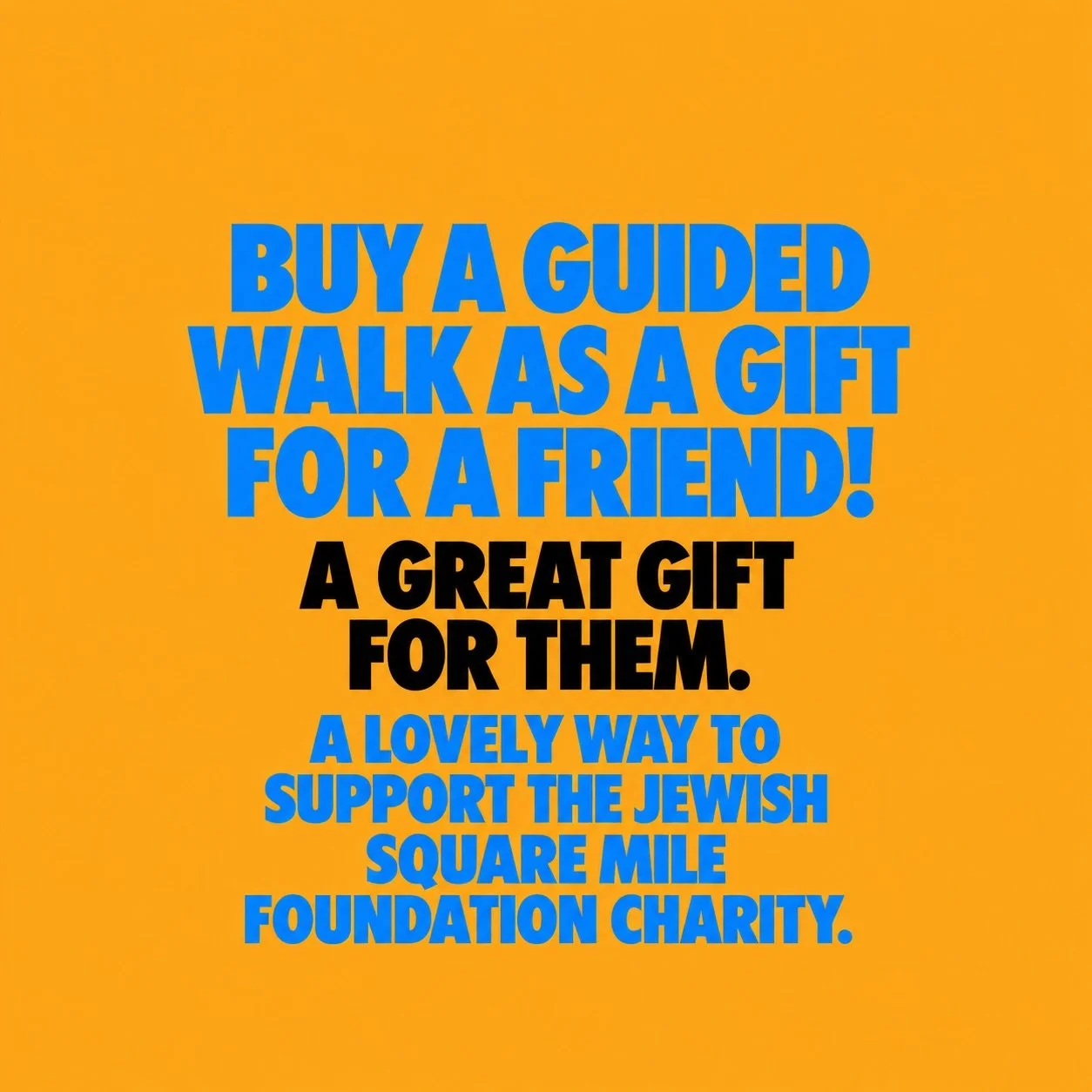 There are so many ways to support our activities, a lovely one is to buy a ticket for a friend to join us for a guided walk. Drop us a line and we can include your personal  message with your gift