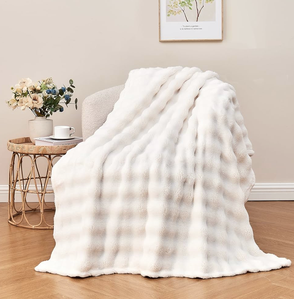 White Fluffy Blanket
