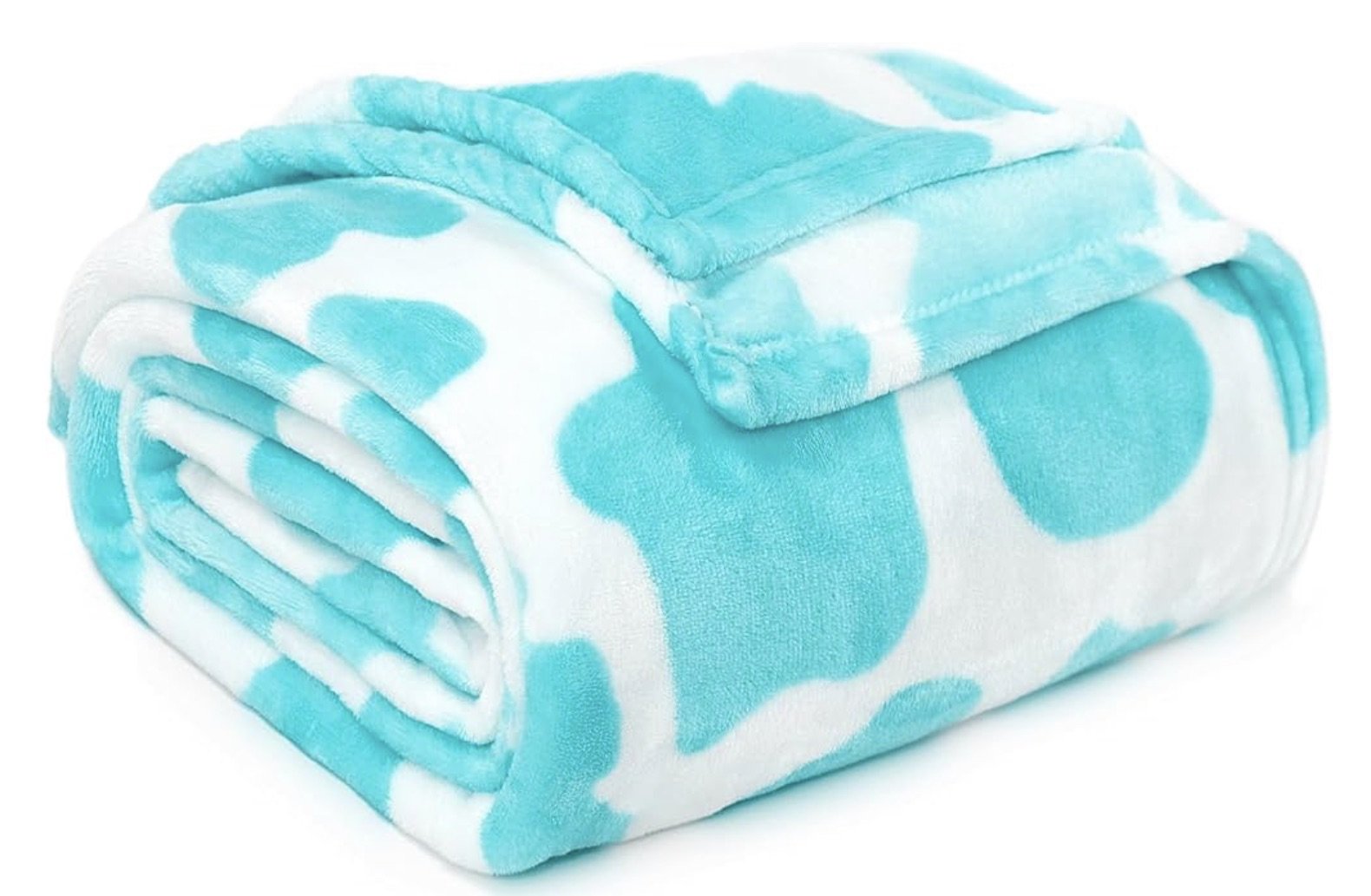 Light Blue Cow Blanket