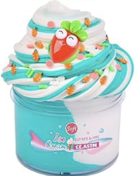Teal Carrot Slime