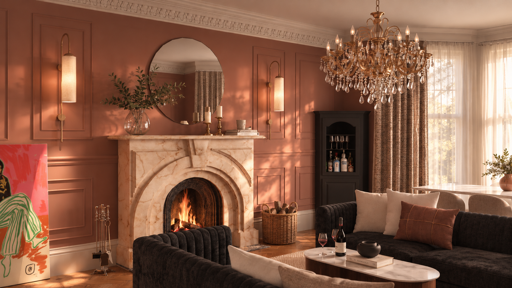 Candlelit Terracotta Living Room Retreat.png