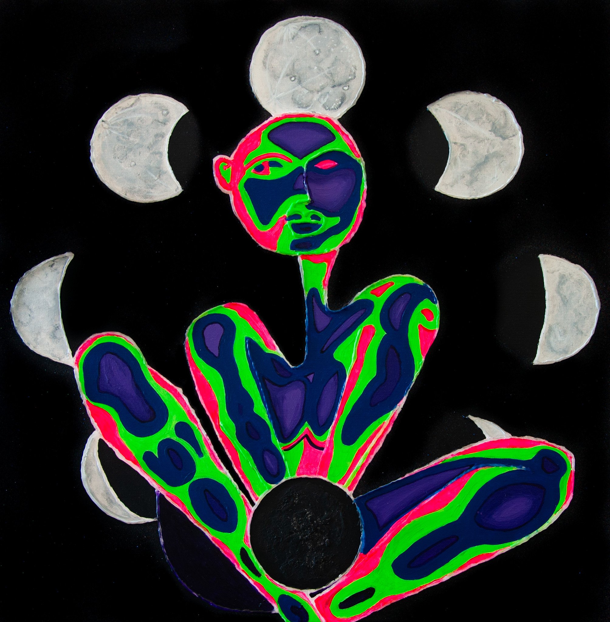 Ethereal Goddess - 24 x 24 in