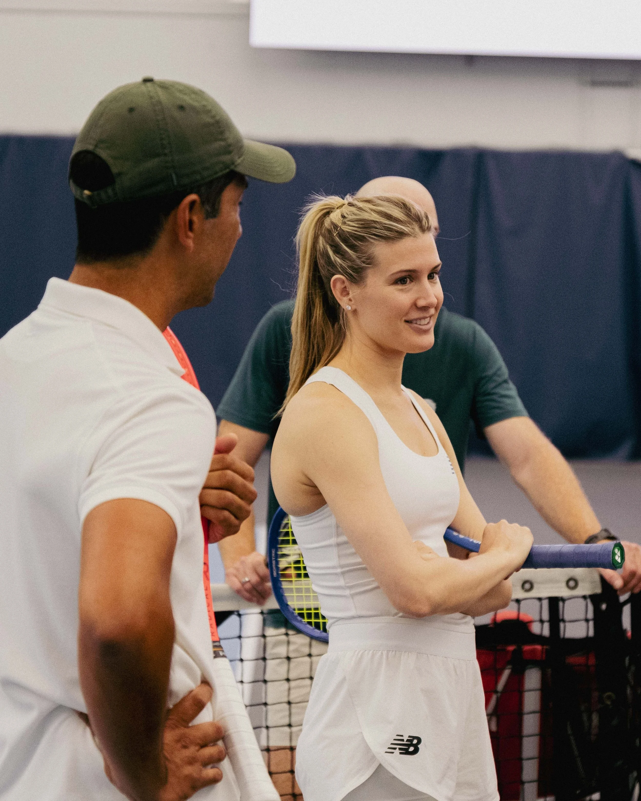 A smiling player enjoying Academy Day NYC.