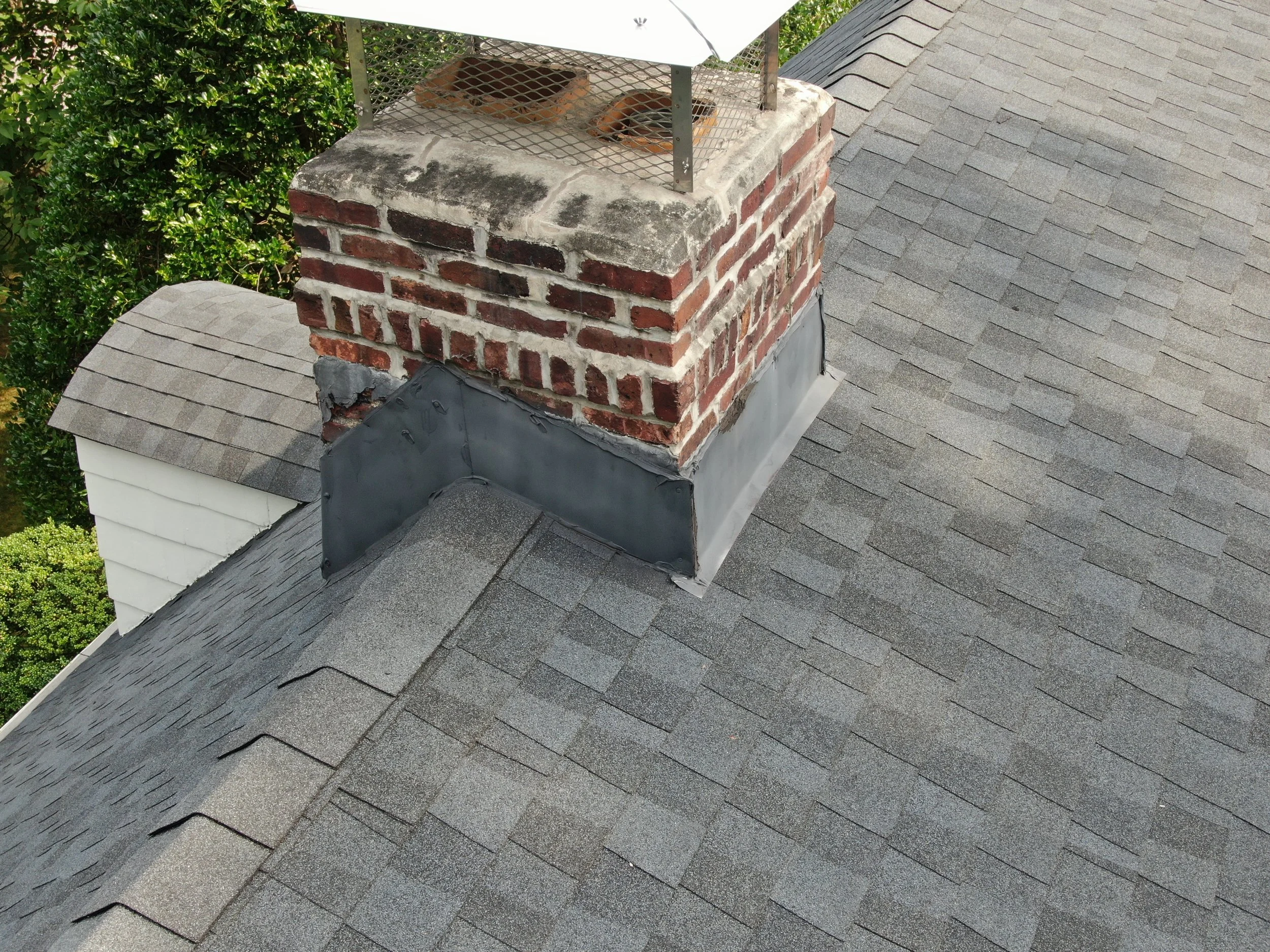 Before, Issue: Compromised Chimney Flashing