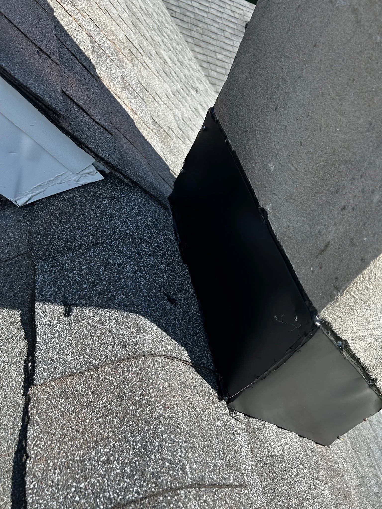After, Solution: Repaired Flashing