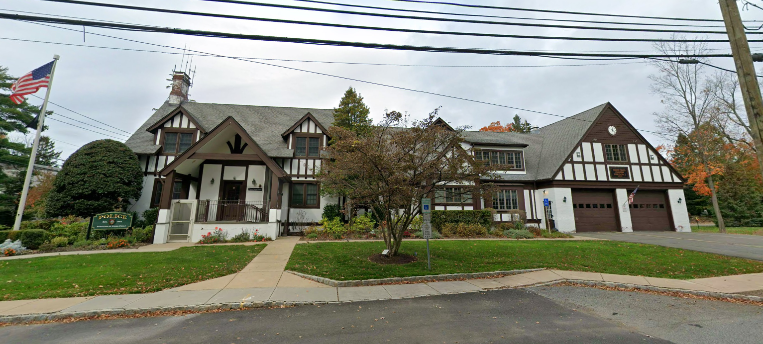 Essex Fells Municipal Center and Police Station (local landmark reference image).