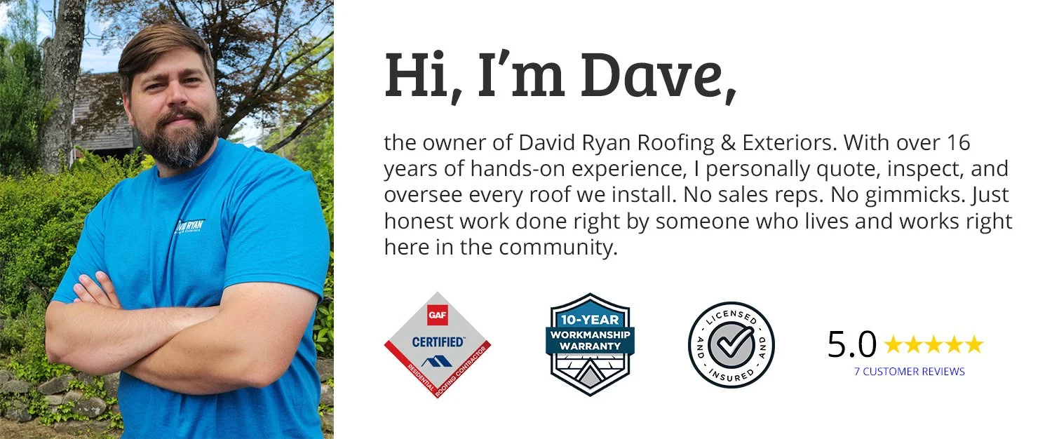 David Ryan, local roofing contractor in Caldwell NJ, owner of David Ryan Roofing & Exteriors, providing expert roof installation and inspections with over 16 years of industry experience.