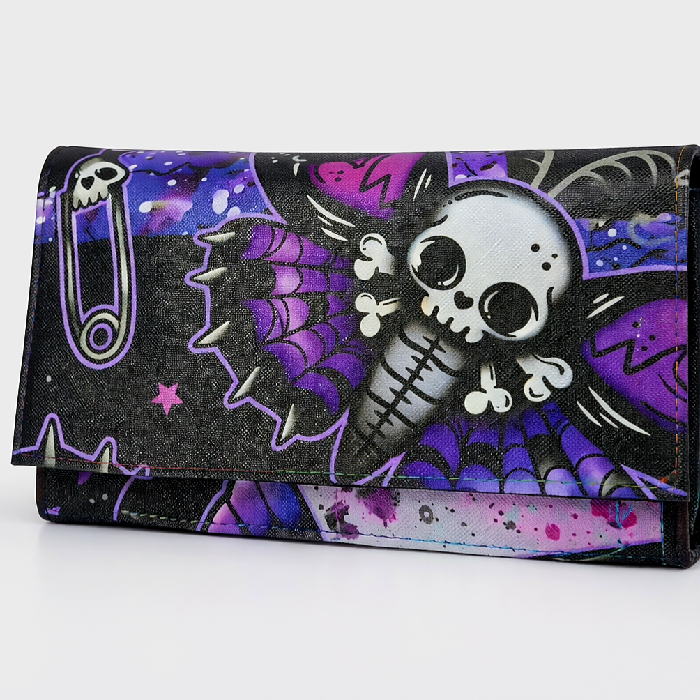 Death Moth Wallet. Ready to post.