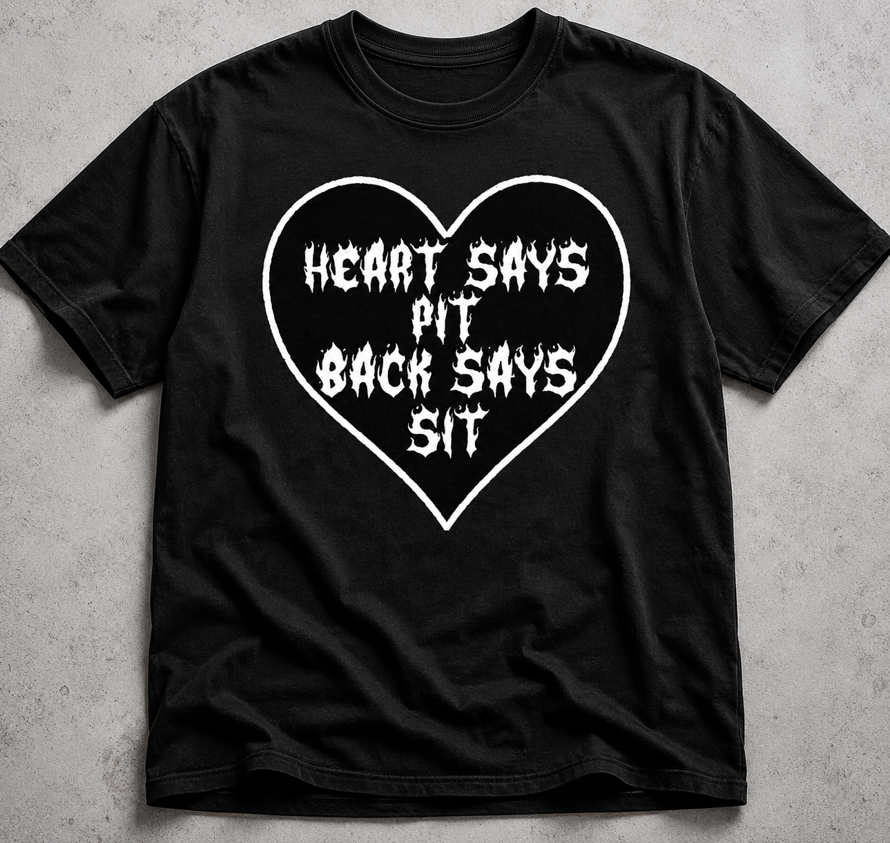 Pit/Sit Tee🤘🖤