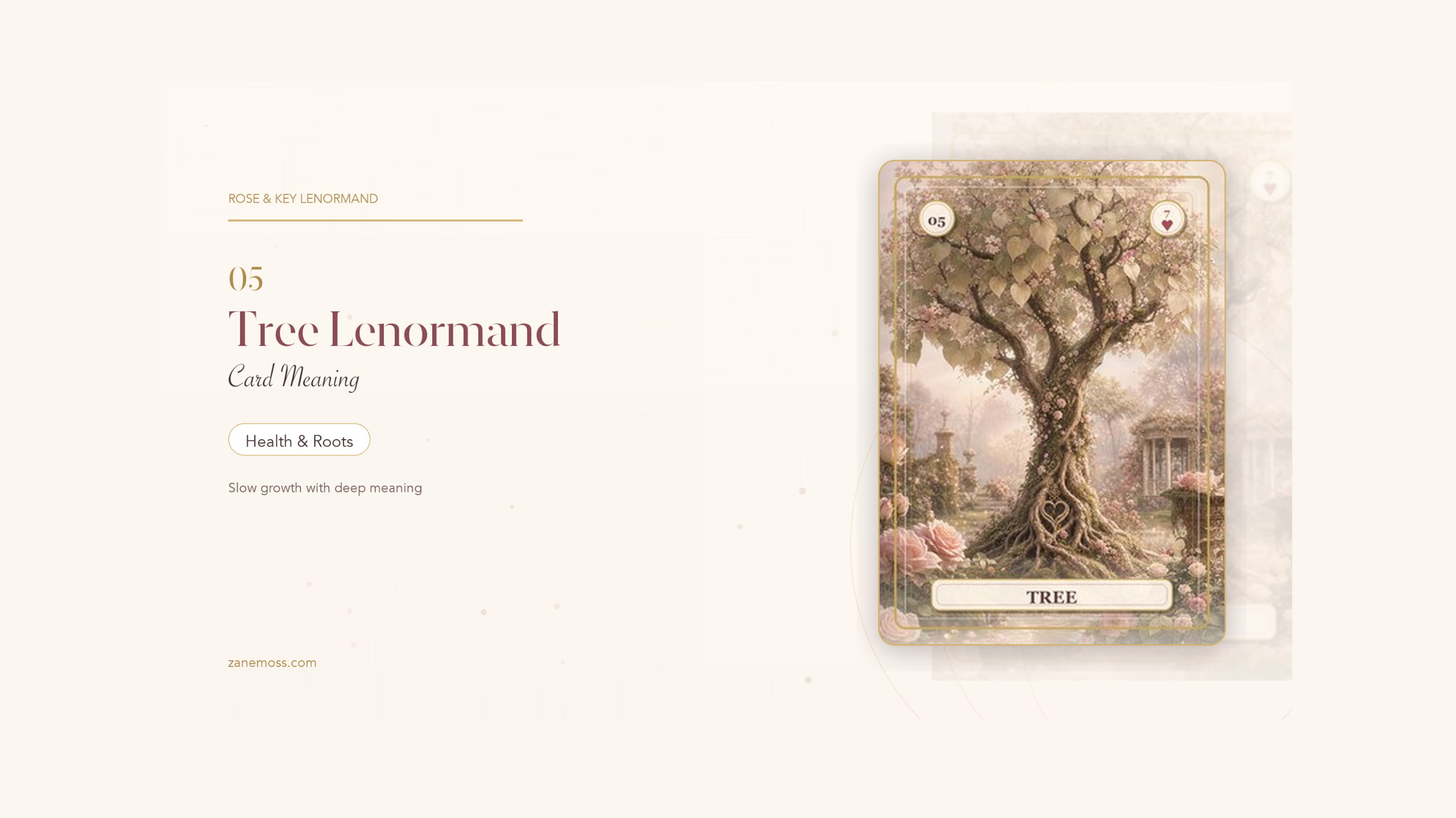Tree Lenormand Card Meaning: Health