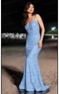 Jovani JVN25908A light blue size 10