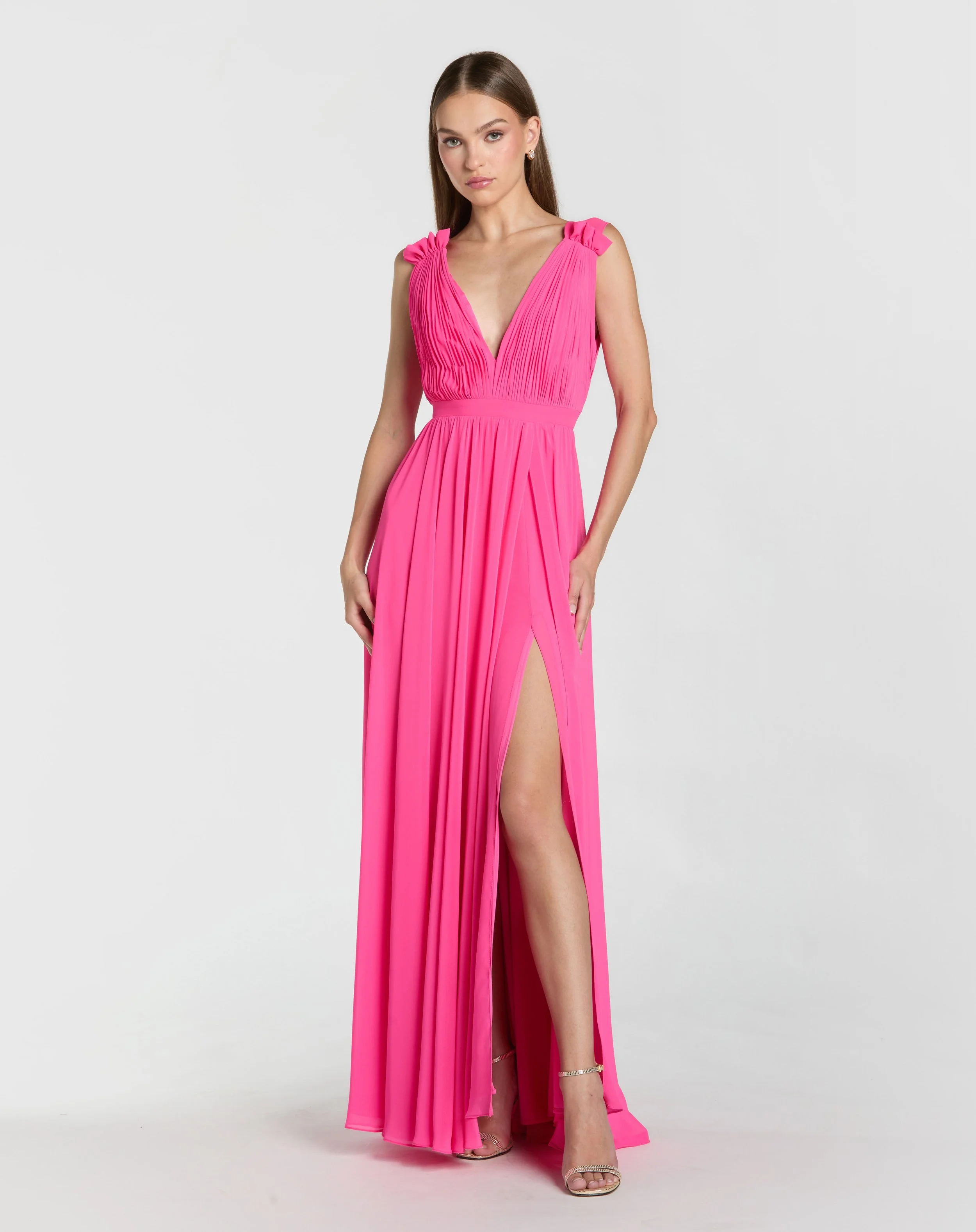 Mac Duggal 55321 hot pink 4