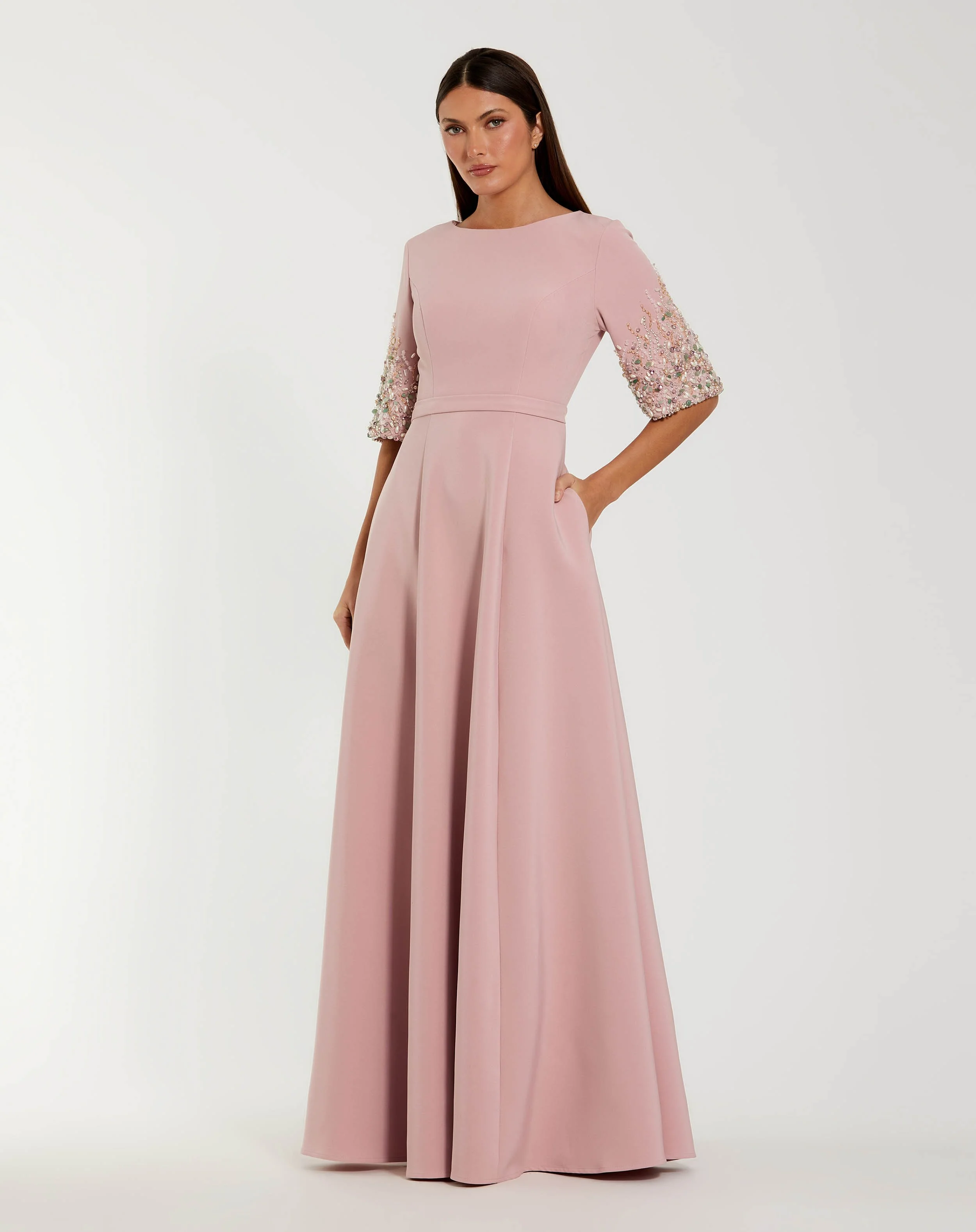 Mac Duggal 2322 rose 12