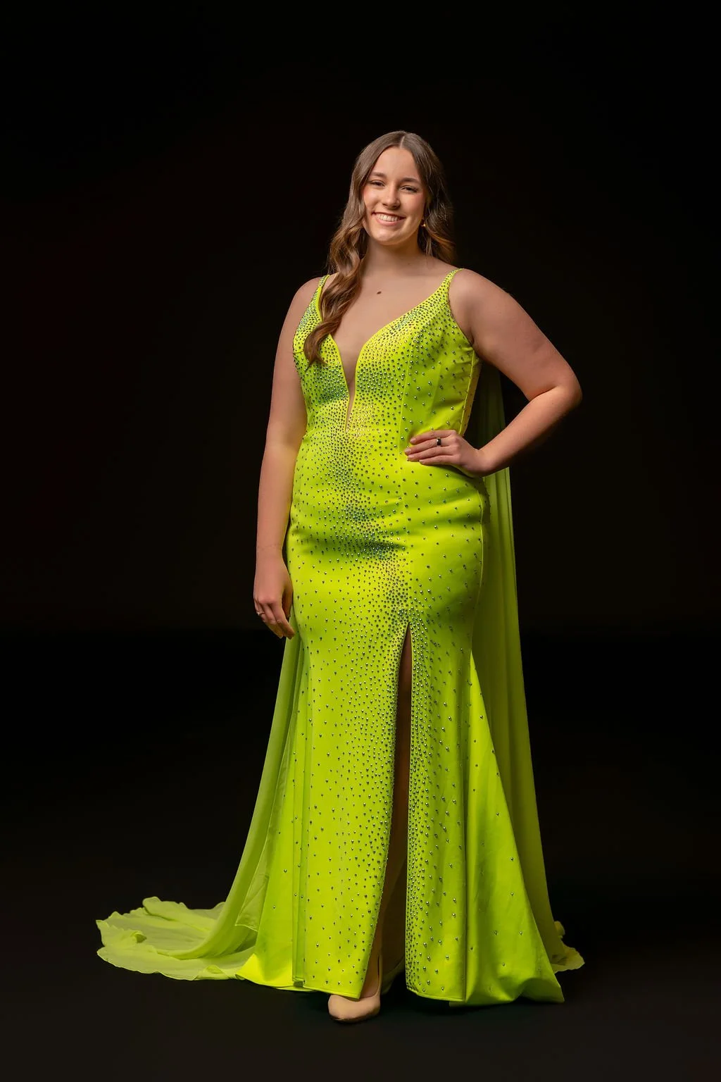 Johnathon Kayne Size 14W lemon lime