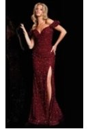 Jovani JVN37517b burgandy size 16