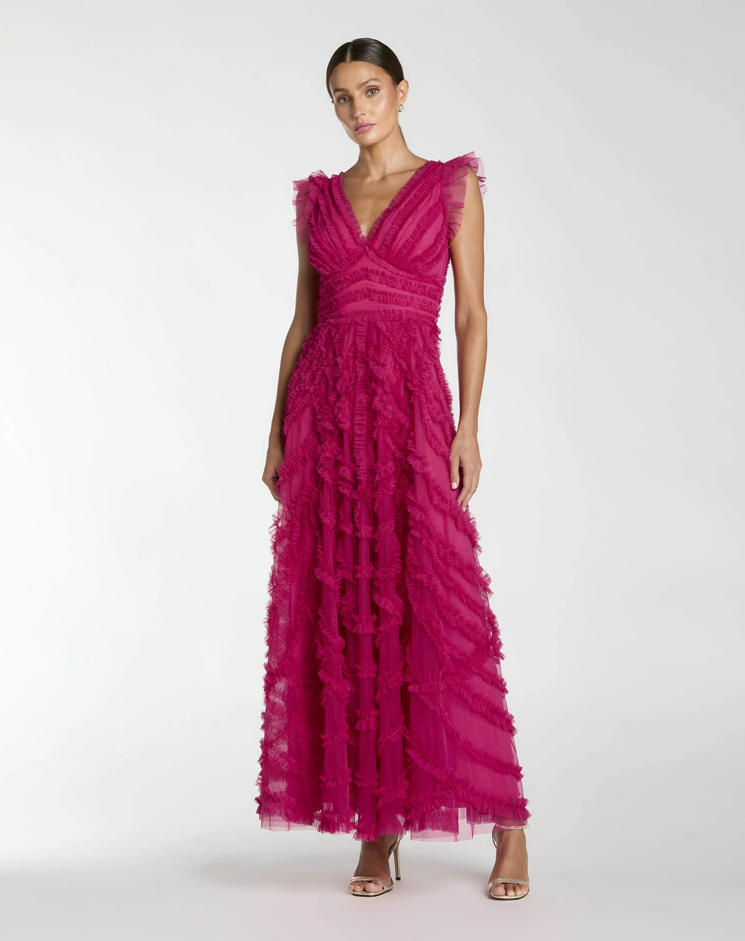 Mac Duggal 8498 fuchsia 8