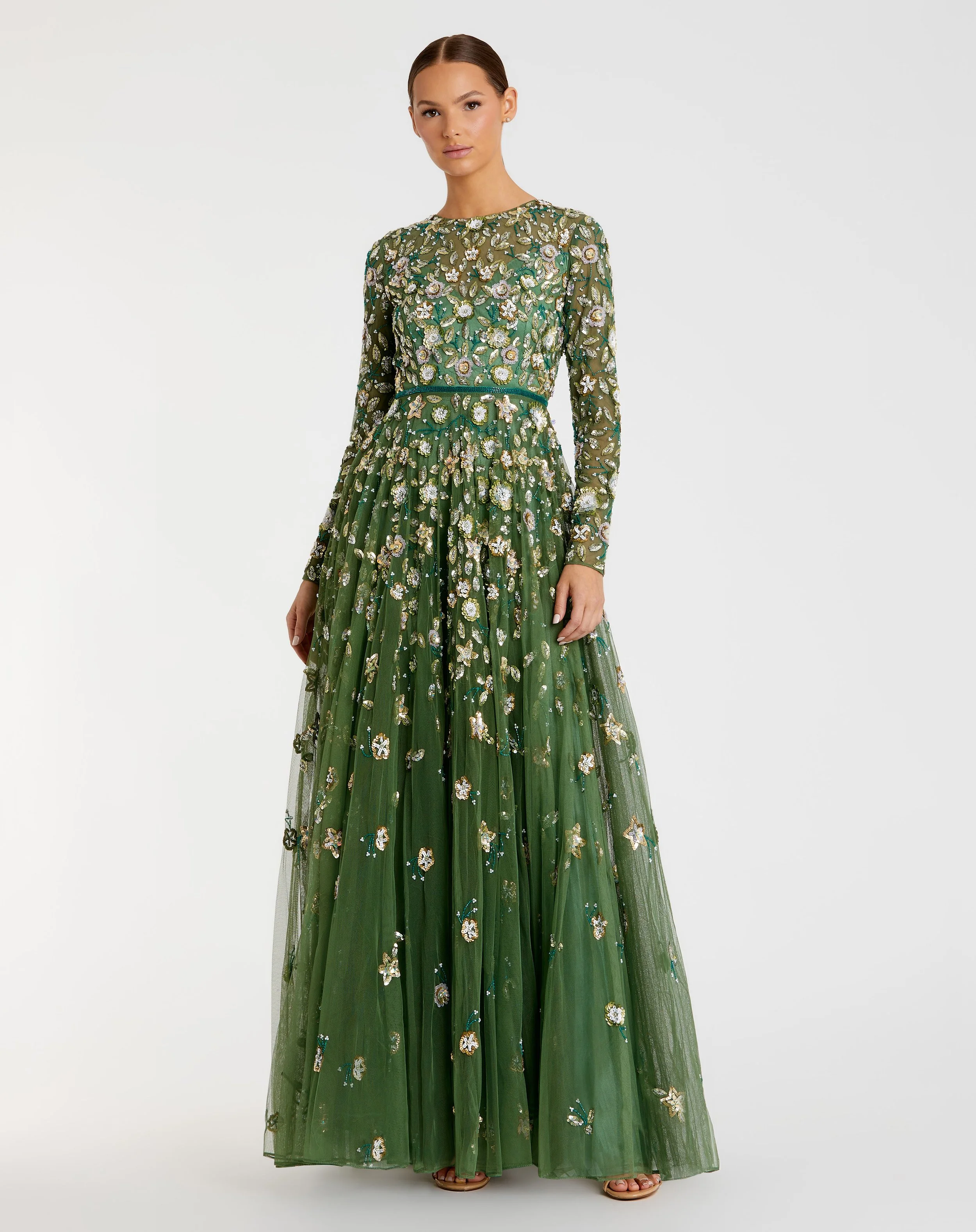 Mac Duggal 5533 sage 8